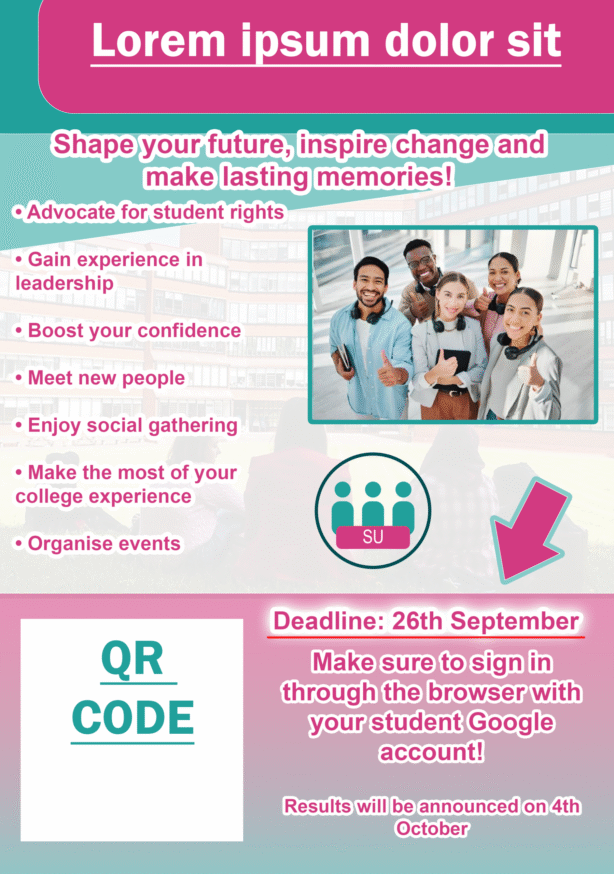 su application poster